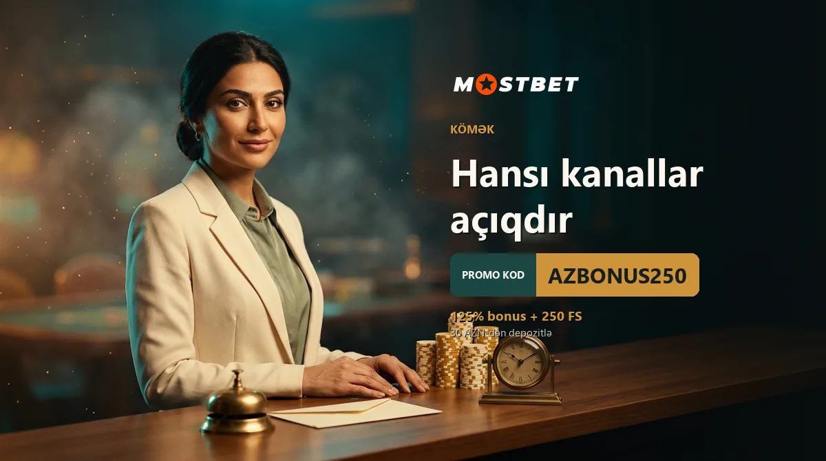 Hansı kanallar açıqdır — Mostbet AZ
